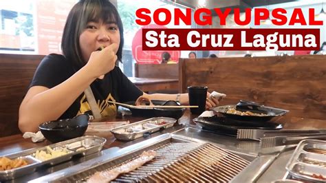 samgyupsal in sm sta mesa|FIRST SAMGYEOPSAL MUKBANG .